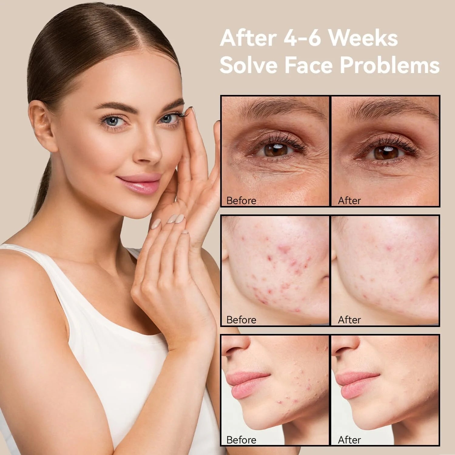 LED Face Mask Light Therapy, 7 Color LED Face Mask Light Therapy Facial Skin Care Mask for Face, Face Whitening Anti-Acne Infrared Light Skin Rejuvenation